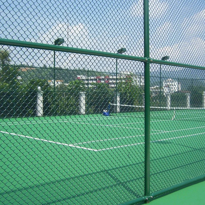 1.8m * 2.3m Plastic Coated Chain Mesh Fencing Stainless Steel 6x12 For Farm And Airport