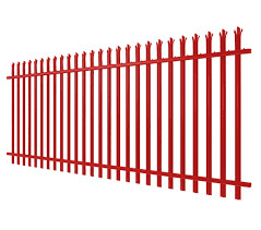 1.8m Steel Palisade Fence Customized Multiple Color Outdoor
