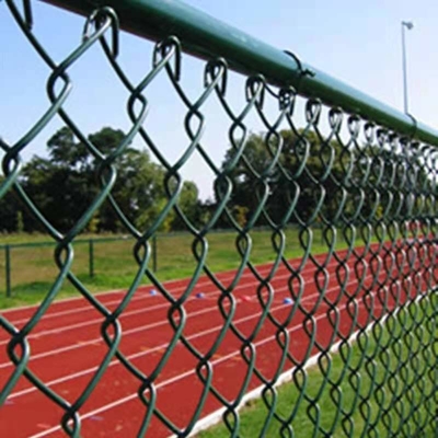 6 Foot Chain Link Mesh Fencing 9 Gauge Galvanized And Pvc Coated Wire