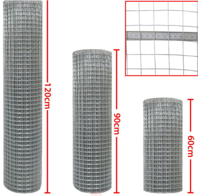 1/4&quot;-8&quot; Aperture Welded Iron Wire Mesh Pvc Coated Hot Galvanized For Fencing